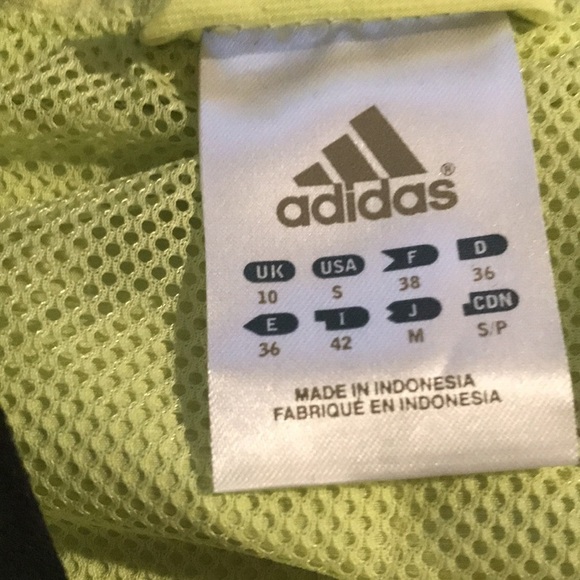 NWT Adidas Green/Black Wind Jacket/ Small - Picture 7 of 12